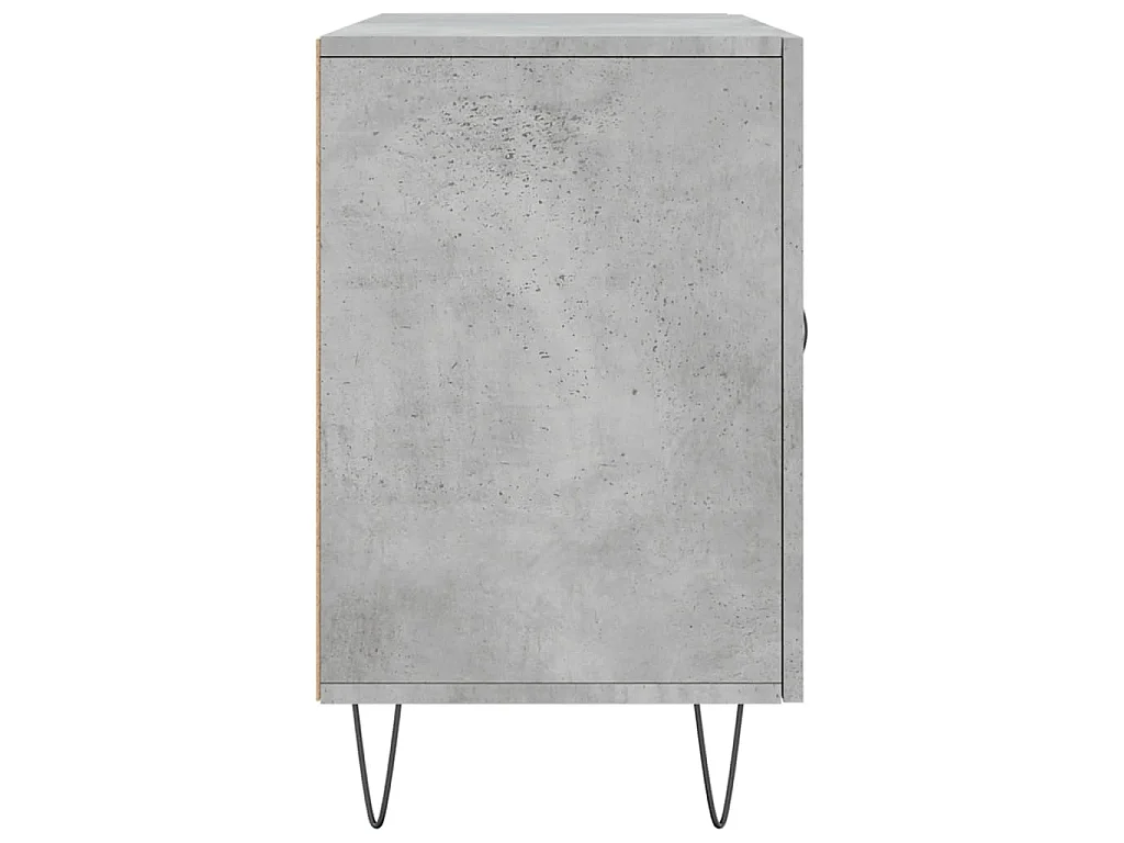 Sideboard Betongrau 100x36x60 cm Holzwerkstoff