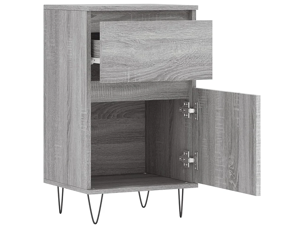 Sideboard Grau Sonoma 40x35x70 cm Holzwerkstoff