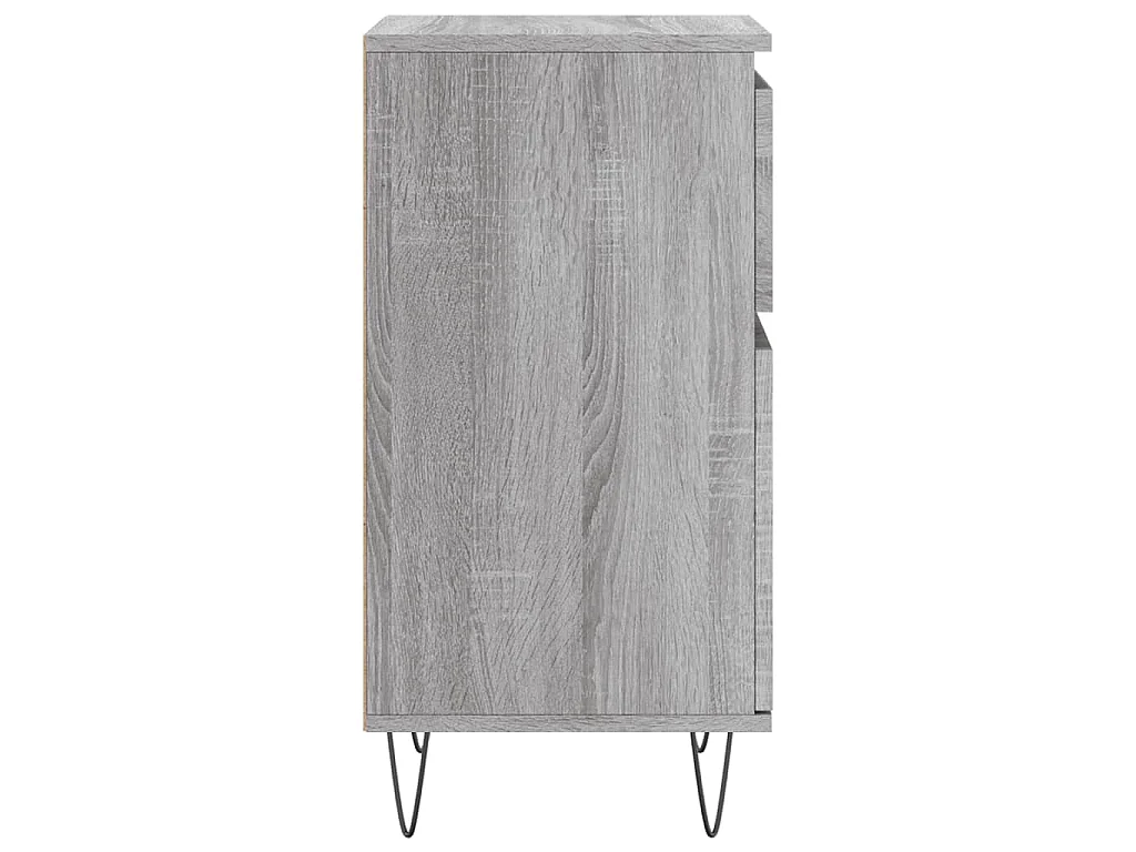 Sideboard Grau Sonoma 40x35x70 cm Holzwerkstoff