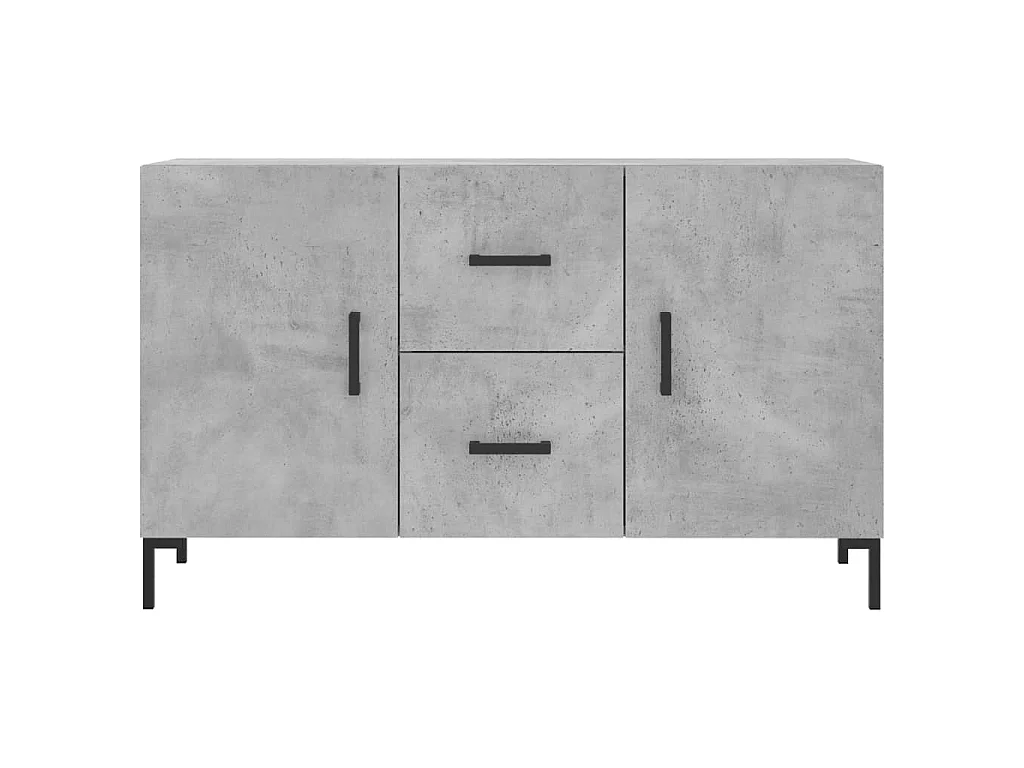 Aparador 100x36x60 cm derivados de madeira cinzento cimento
