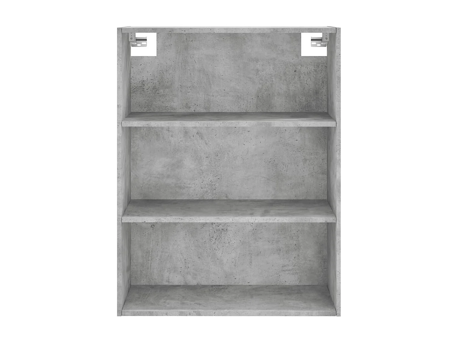 Hoge kast 69,5x34x180 cm bewerkt hout betongrijs