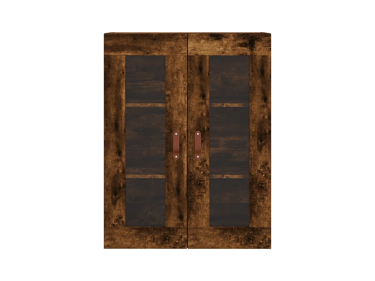 Armoire murale chêne fumé 69,5x34x90 cm