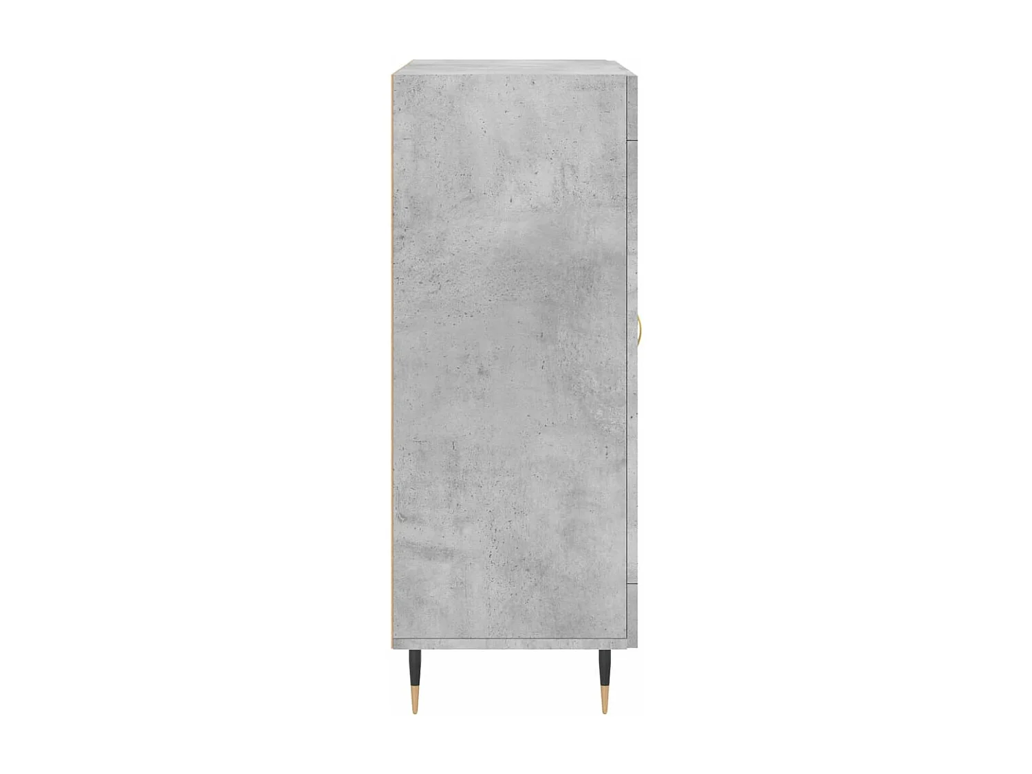 Aparador de madera de ingeniería gris hormigón 69,5x34x90 cm