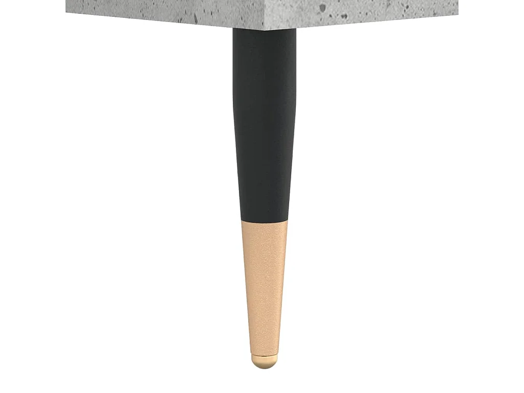 Buffet gris béton 69,5x34x90 cm bois d'ingénierie