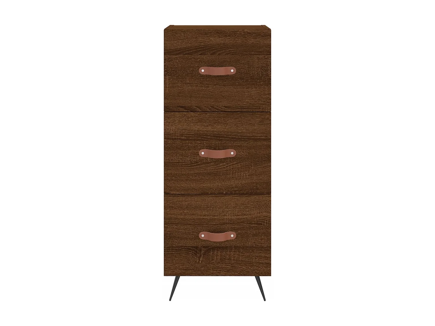 Buffet Chêne marron 34,5x34x90 cm Bois d'ingénierie