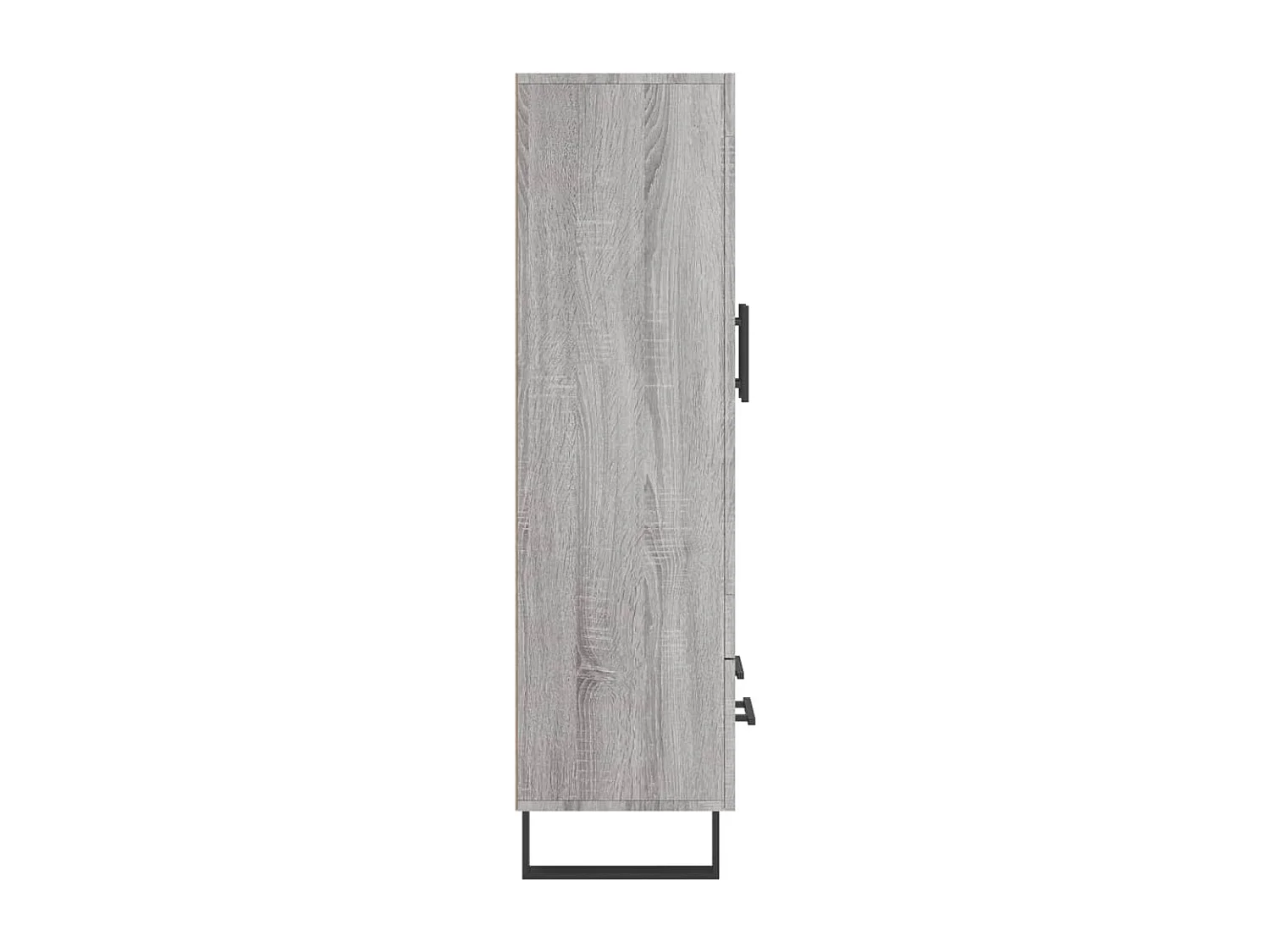 Buffet haut sonoma gris 69,5x31x115 cm bois d'ingénierie