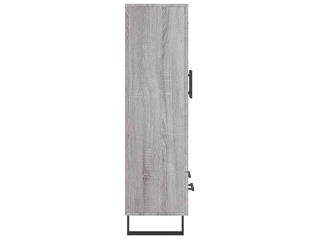 Buffet haut sonoma gris 69,5x31x115 cm bois d'ingénierie