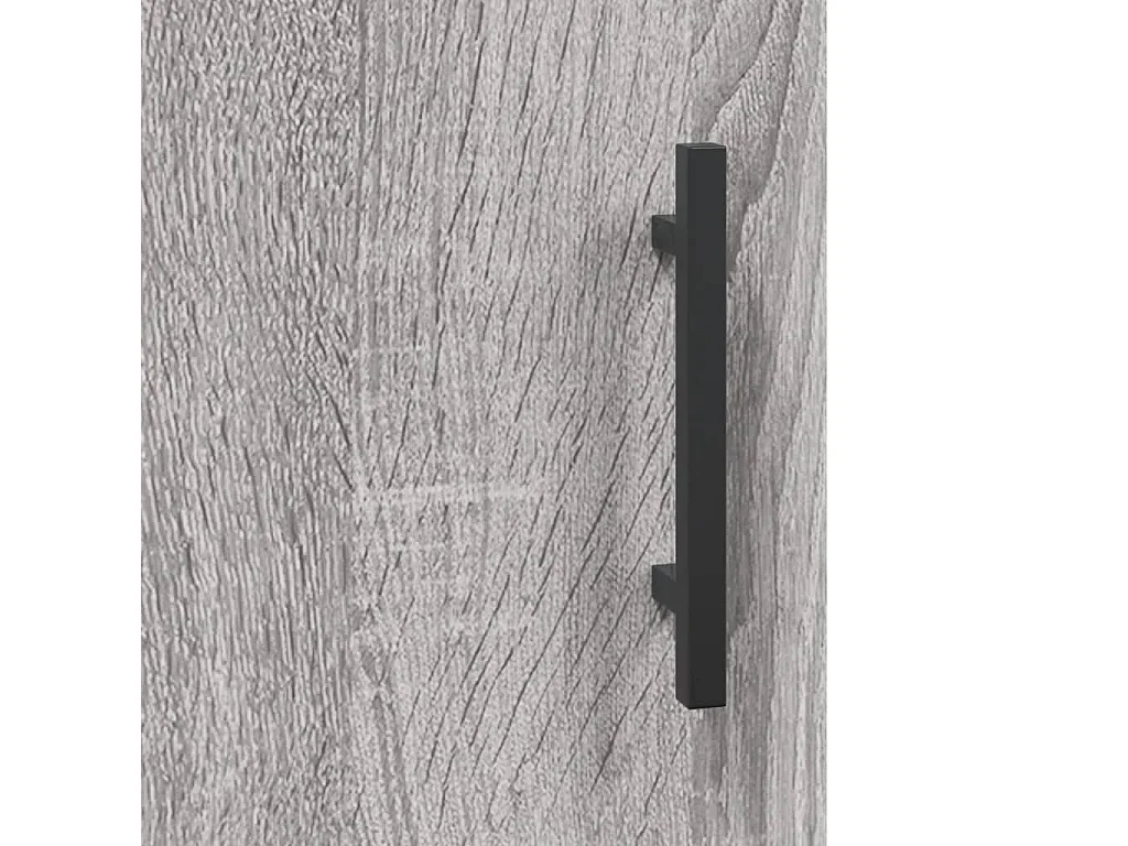 Buffet haut sonoma gris 69,5x31x115 cm bois d'ingénierie