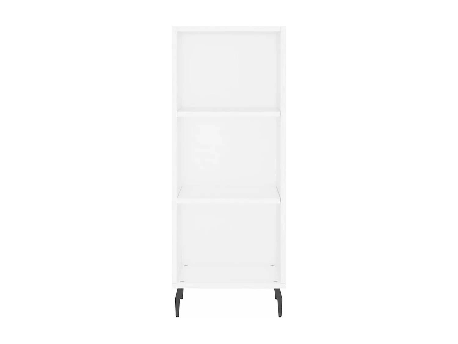 Buffet haut Blanc 34,5x34x180 cm Bois d'ingénierie