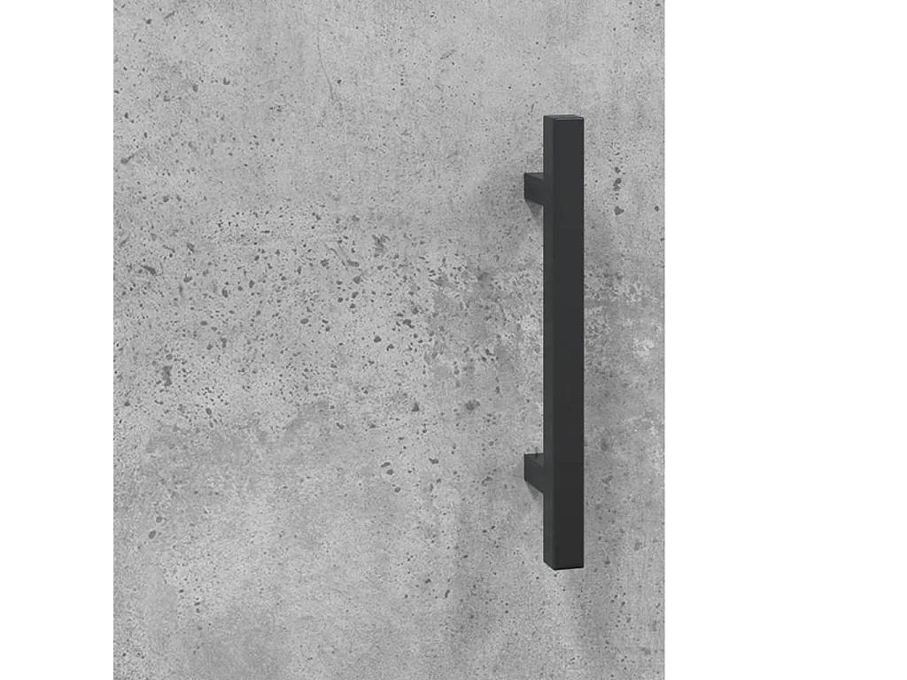 Buffet gris béton 69,5x34x90 cm bois d'ingénierie