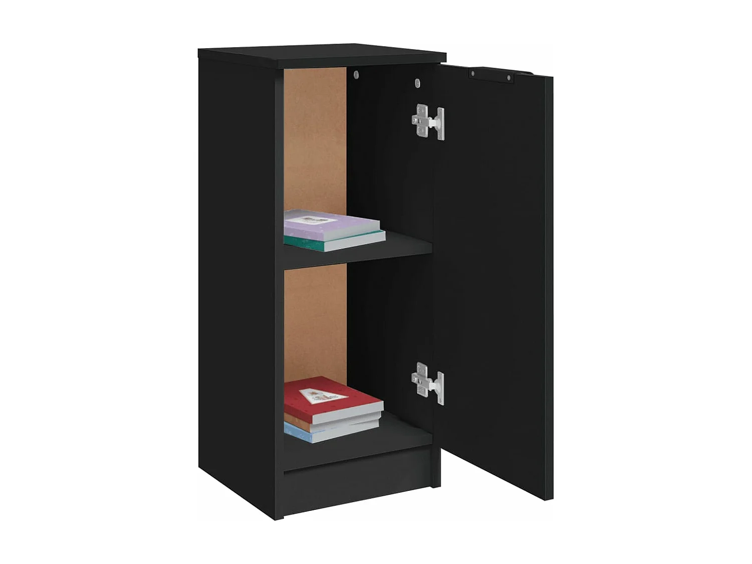 Sideboards 2 Stk. Schwarz 30x30x70 cm Holzwerkstoff