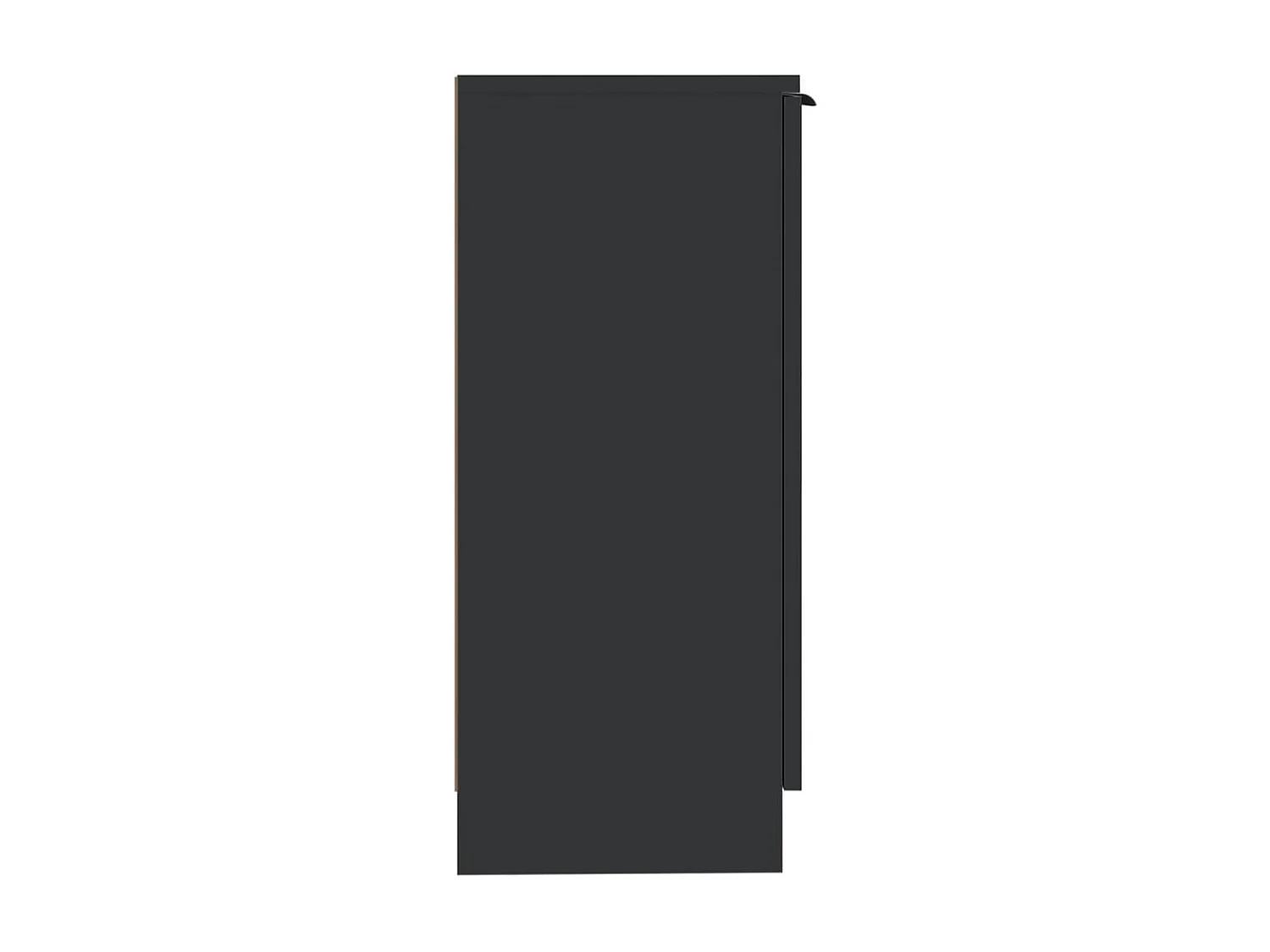 Sideboards 2 Stk. Schwarz 30x30x70 cm Holzwerkstoff