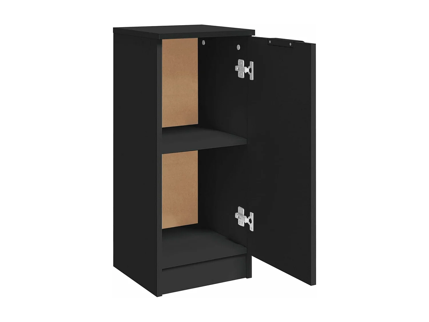 Sideboards 2 Stk. Schwarz 30x30x70 cm Holzwerkstoff