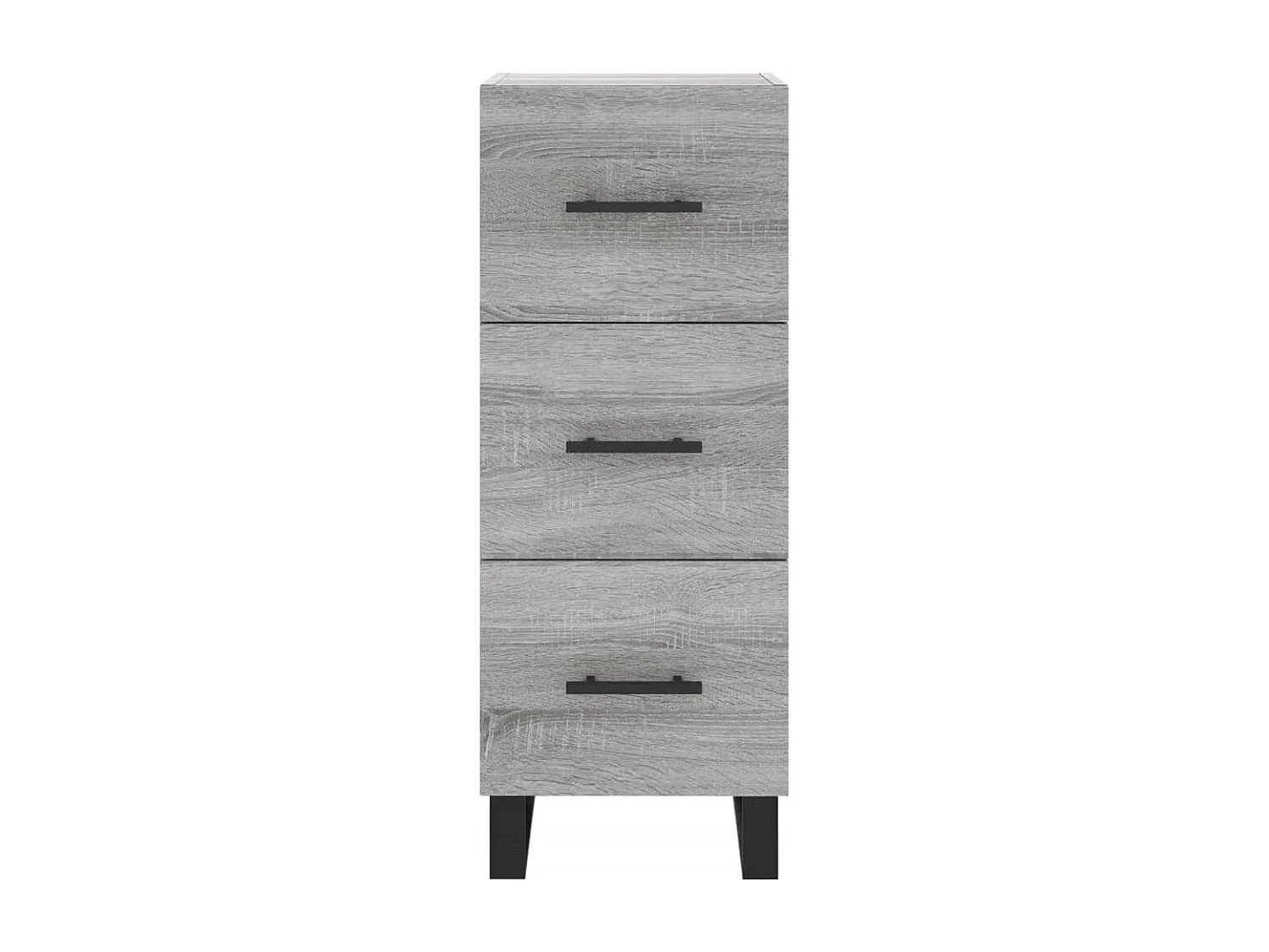 Buffet Sonoma gris 34,5x34x90 cm Bois d'ingénierie