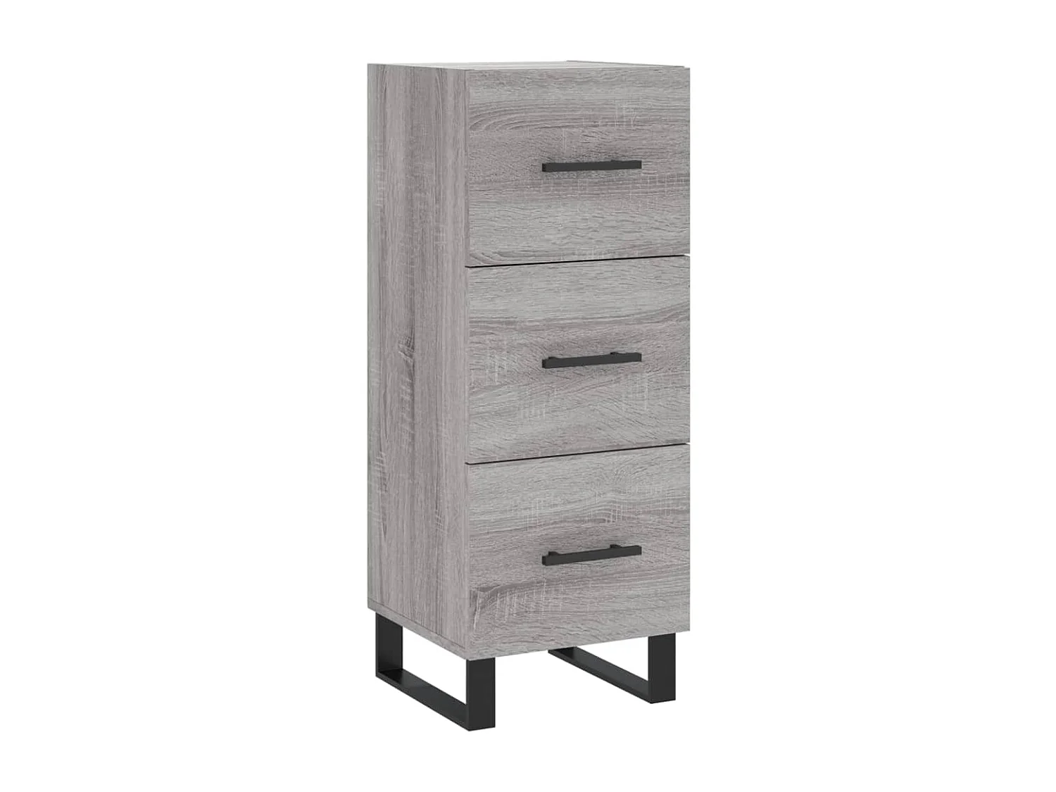 Buffet Sonoma gris 34,5x34x90 cm Bois d'ingénierie