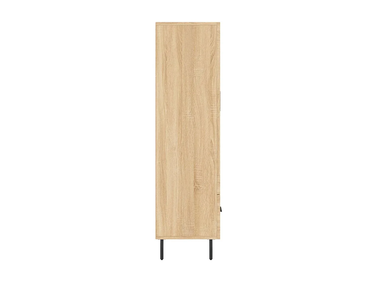 Hoge kast 69,5x31x115 cm bewerkt hout sonoma eikenkleurig