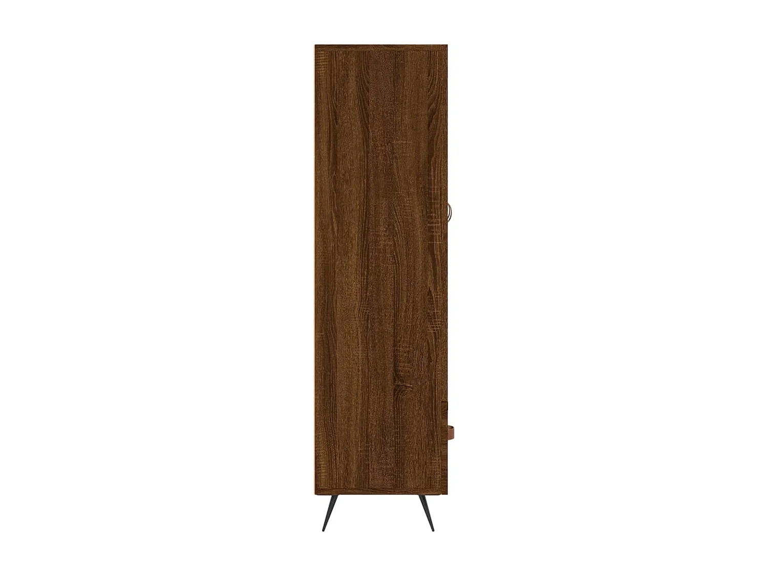 Highboard Braun Eichen-Optik 69,5x31x115 cm Holzwerkstoff