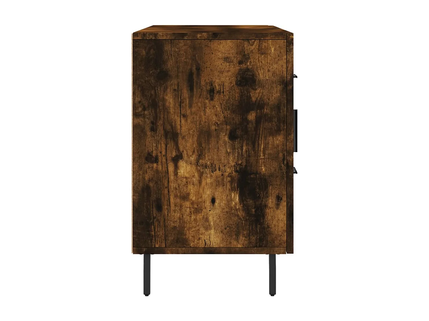 Credenza Rovere Fumo 100x36x60 cm in Legno Multistrato