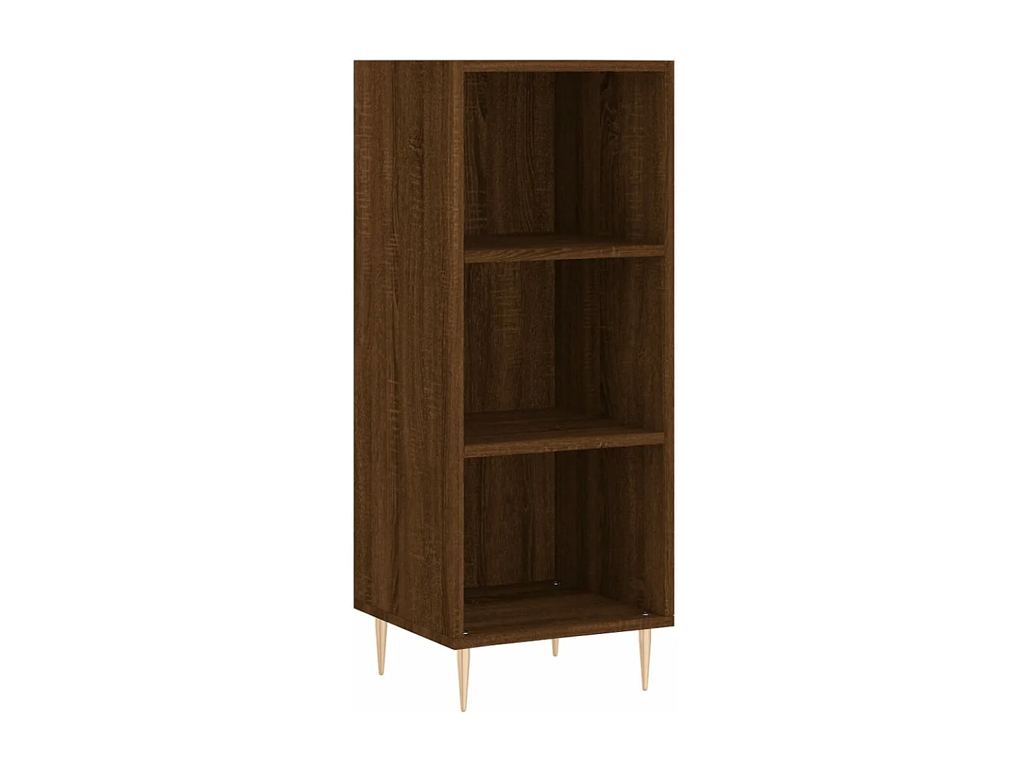 Sideboard Braun Eichen-Optik 34,5x32,5x90 cm Holzwerkstoff