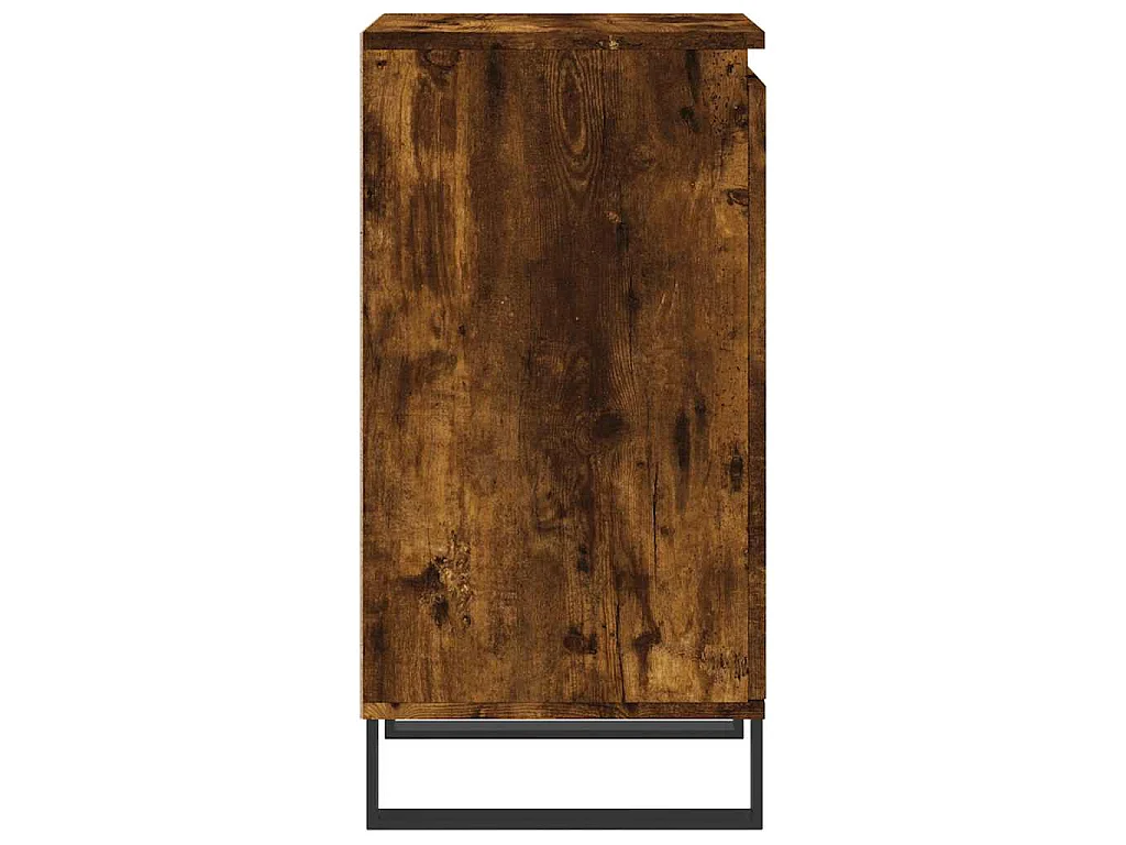 Buffet chêne fumé 40x35x70 cm bois d'ingénierie
