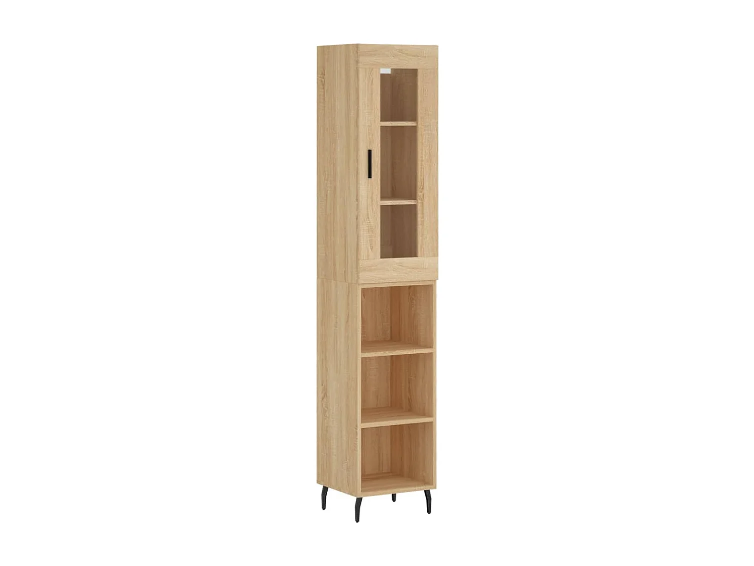 Buffet haut Chêne sonoma 34,5x34x180 cm Bois d'ingénierie
