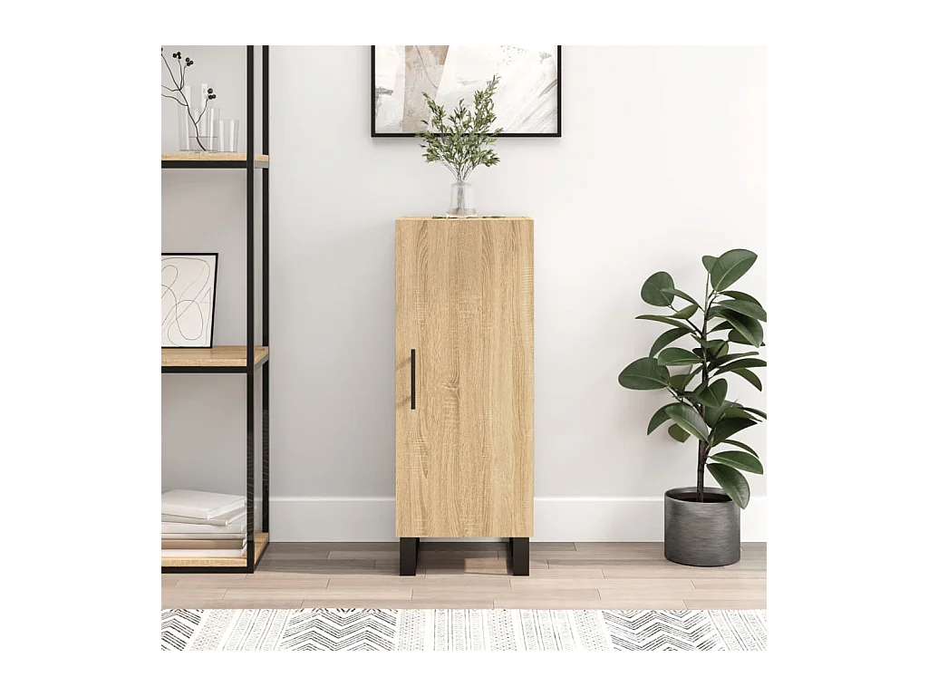 Buffet Chêne sonoma 34,5x34x90 cm Bois d'ingénierie