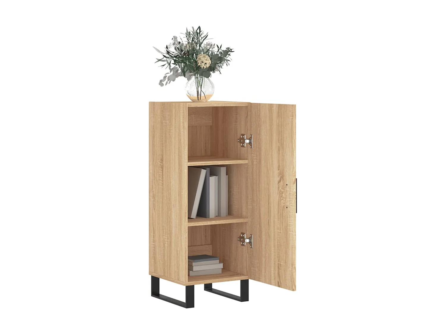 Buffet Chêne sonoma 34,5x34x90 cm Bois d'ingénierie