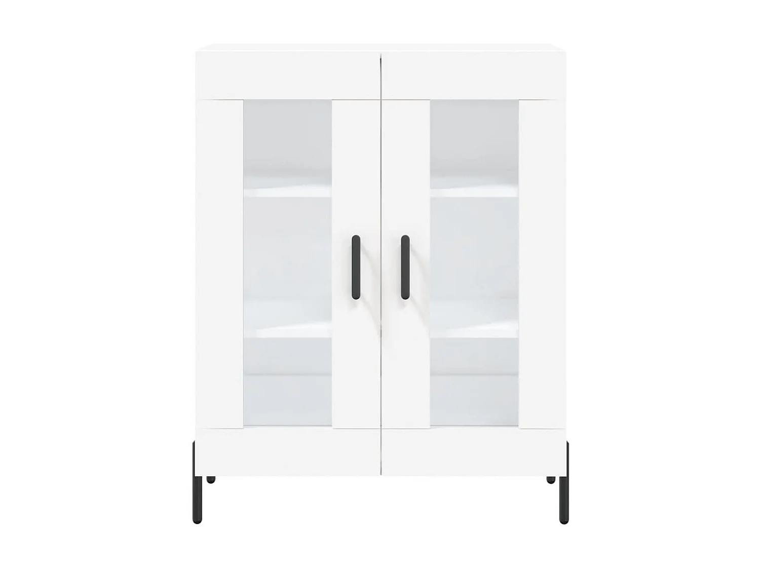 Dressoir 69,5x34x90 cm bewerkt hout wit