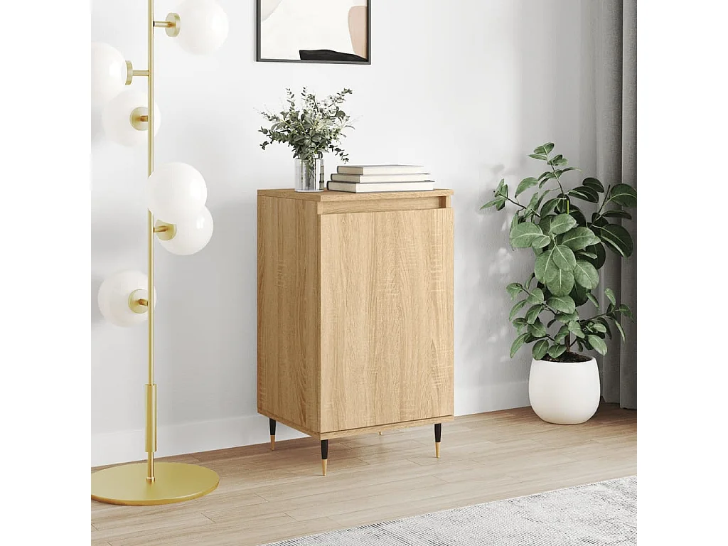 Buffet chêne sonoma 40x35x70 cm bois d'ingénierie
