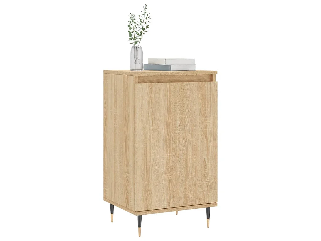 Buffet chêne sonoma 40x35x70 cm bois d'ingénierie