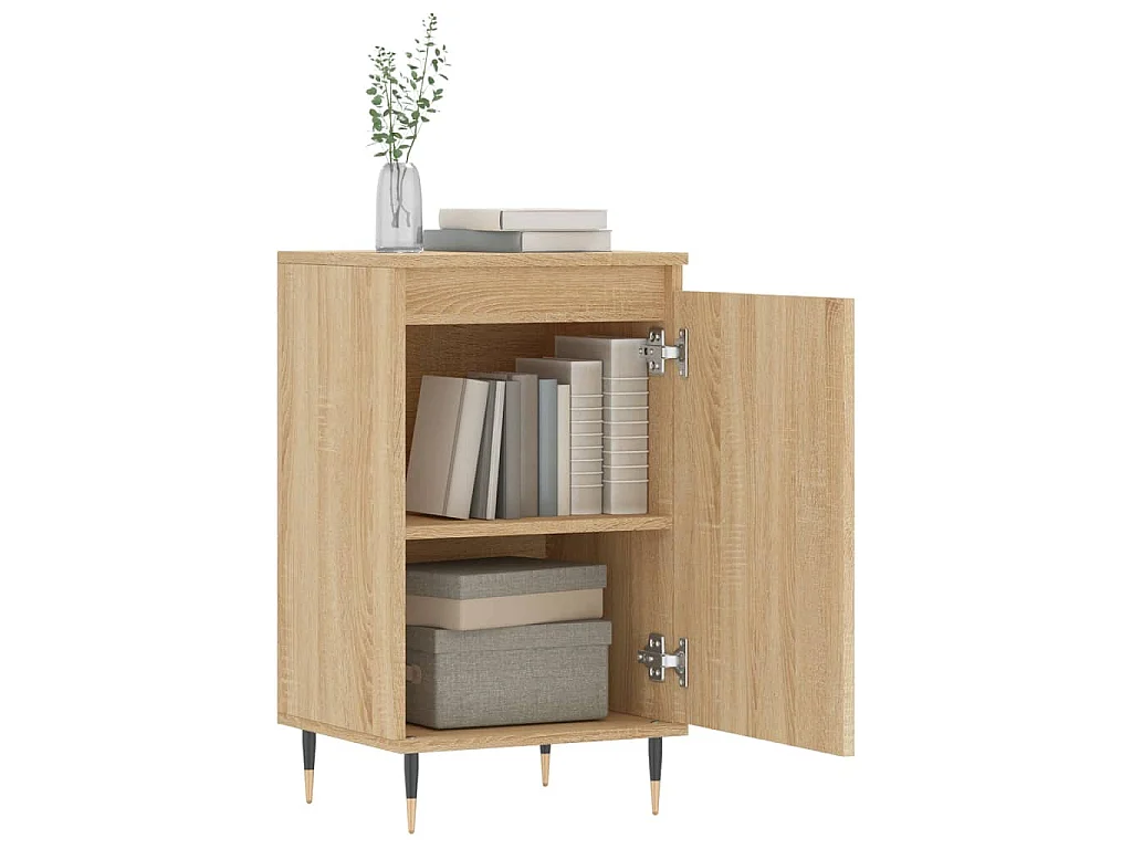 Buffet chêne sonoma 40x35x70 cm bois d'ingénierie