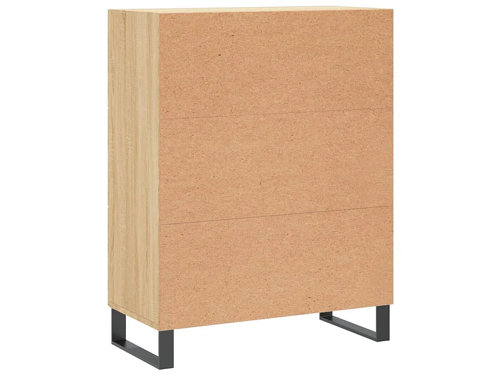 Sideboard Sonoma-Eiche 69,5x34x90 cm Holzwerkstoff