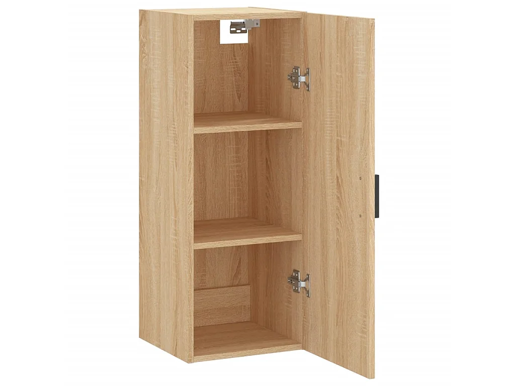 Bovenkast 34,5x34x90 cm sonoma eikenkleurig