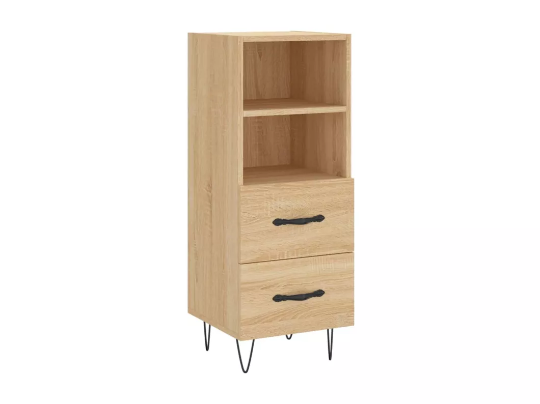 Kauf Unique Sideboard Sonoma-Eiche 34,5x34x90 cm Holzwerkstoff