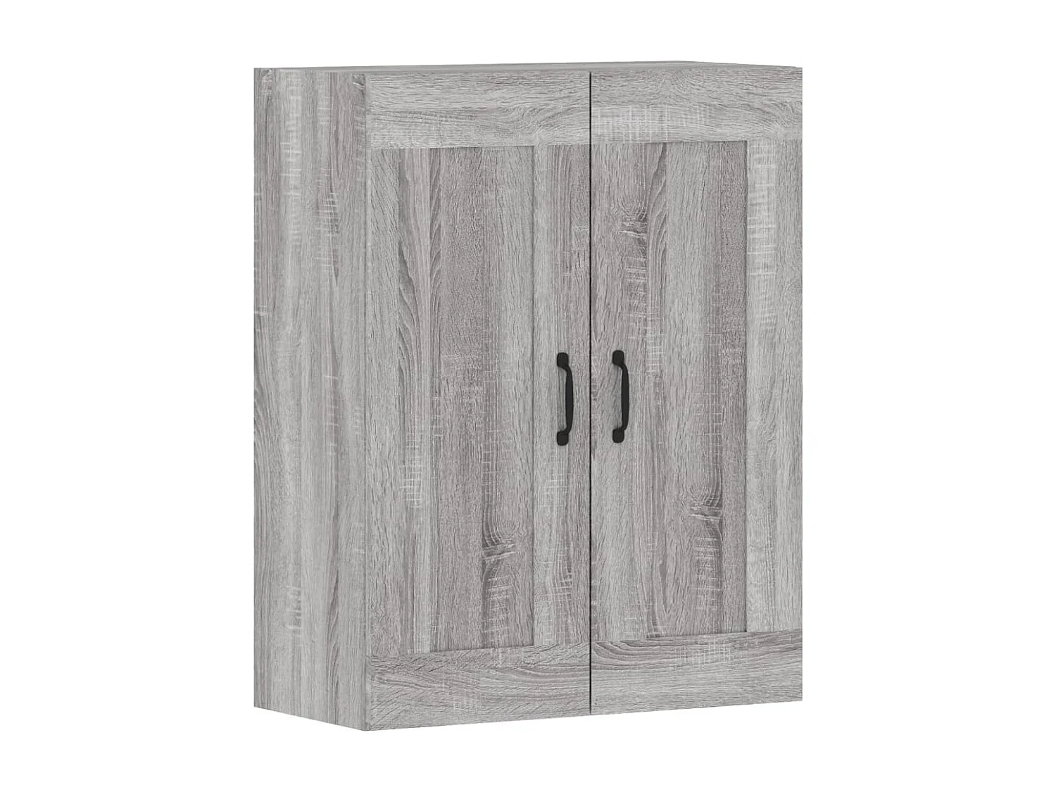 Armoires murales 2 pcs sonoma gris bois d'ingénierie