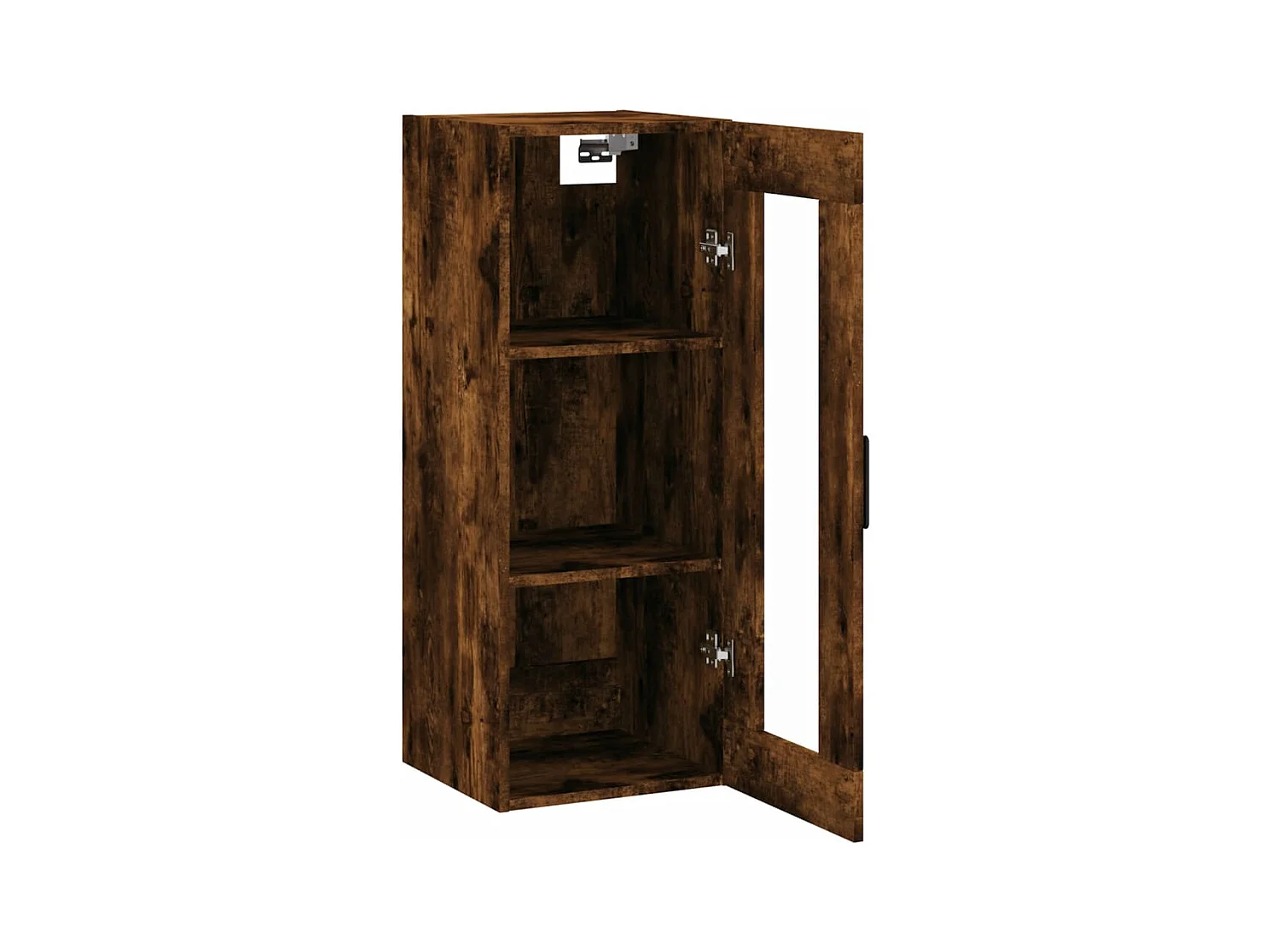 Armoire murale chêne fumé 34,5x34x90 cm