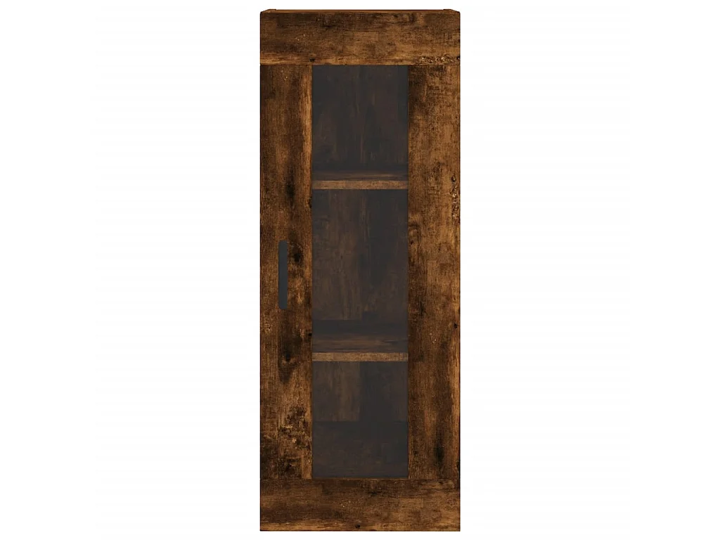 Armoire murale chêne fumé 34,5x34x90 cm