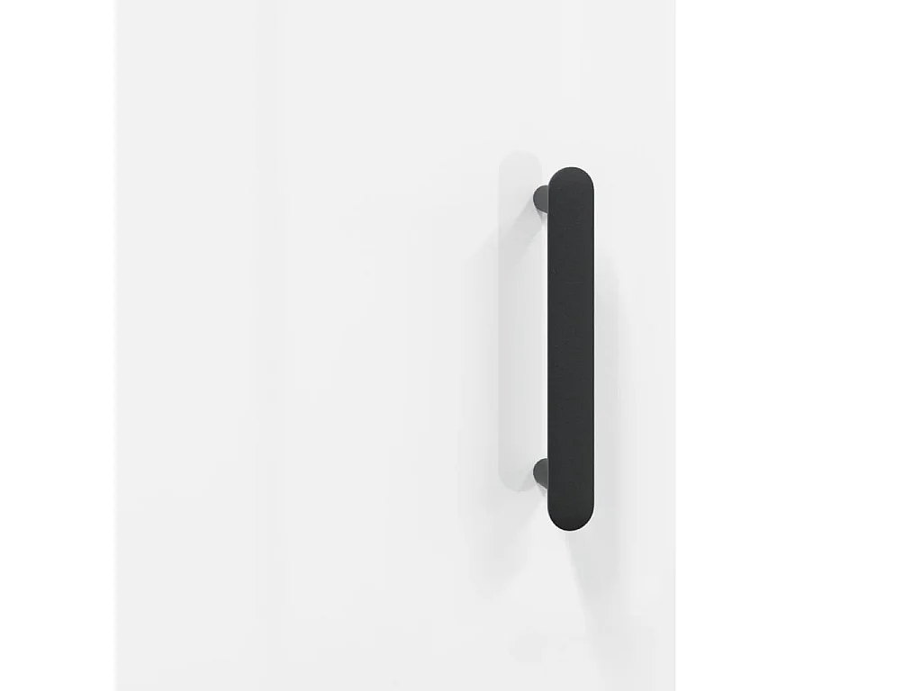 Credenza 69,5x34x90 cm in Legno Multistrato Bianco Lucido