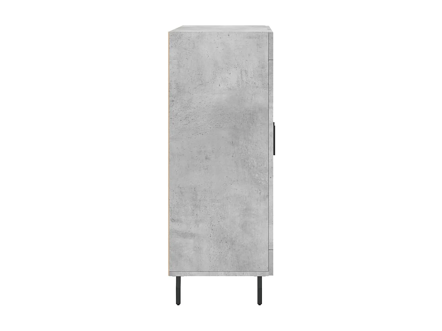 Buffet gris béton 69,5x34x90 cm bois d'ingénierie