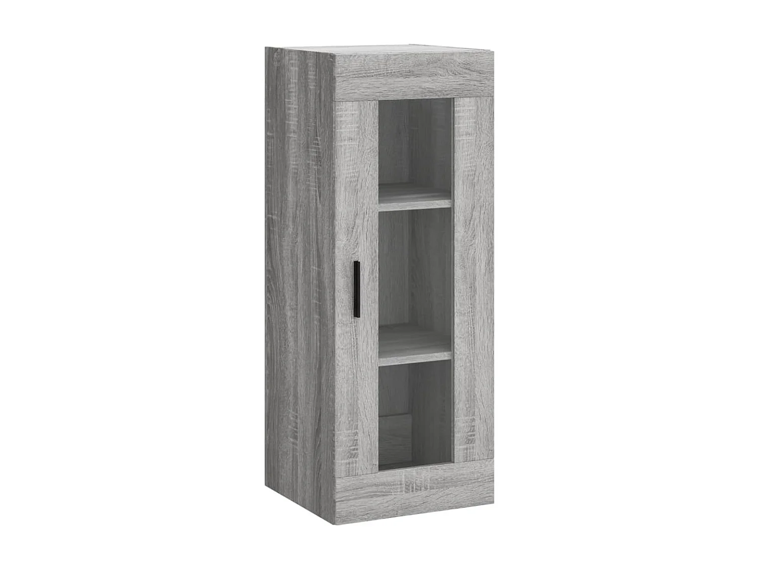 Aparador alto madera contrachapada gris Sonoma 34,5x34x180 cm