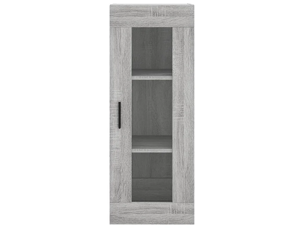 Credenza Grigio Sonoma 34,5x34x180 cm in Legno Multistrato