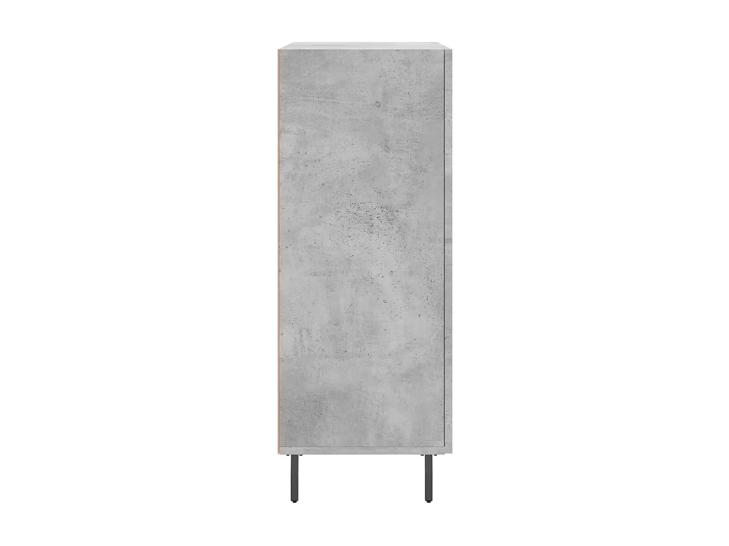 Buffet gris béton 69,5x34x90 cm bois d'ingénierie