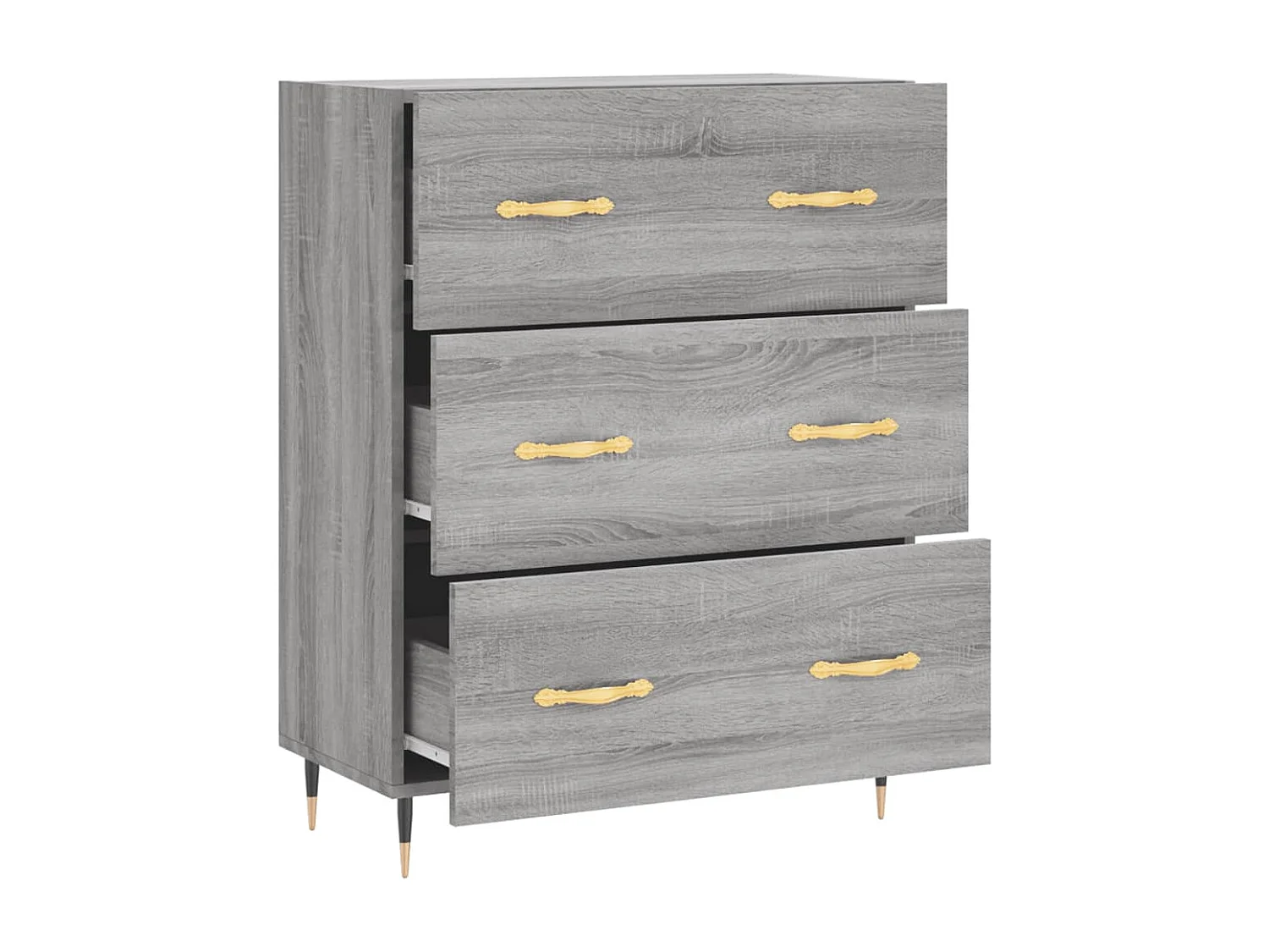 Sideboard Grau Sonoma 69,5x34x90 cm Holzwerkstoff