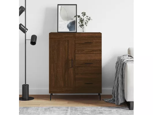 Kauf Unique Sideboard Braun Eichen-Optik 69,5x34x90 cm Holzwerkstoff