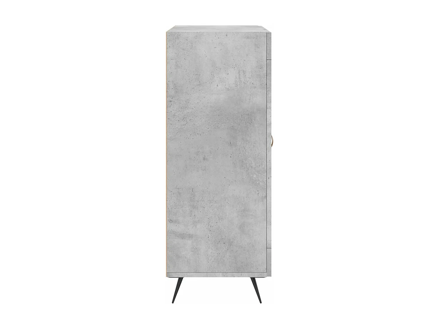 Buffet gris béton 69,5x34x90 cm bois d'ingénierie
