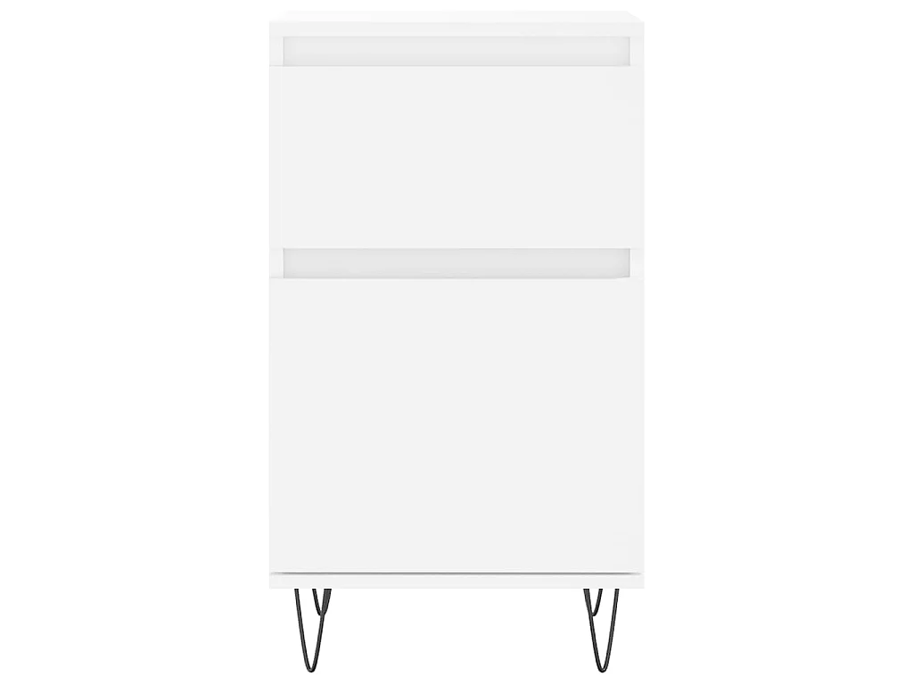 Buffet blanc 40x35x70 cm bois d’ingénierie