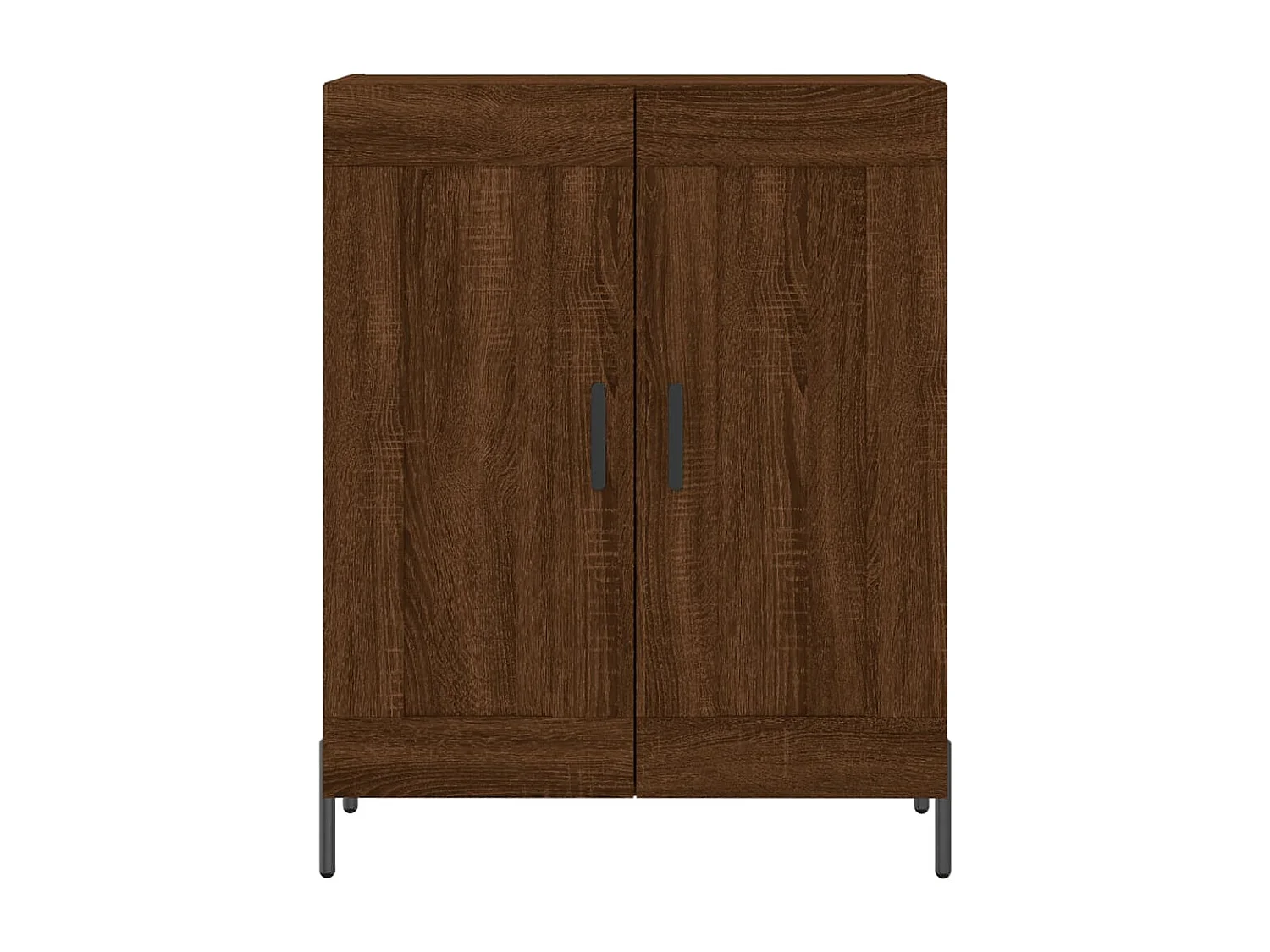 Dressoir 69,5x34x90 cm bewerkt hout bruin eikenkleur