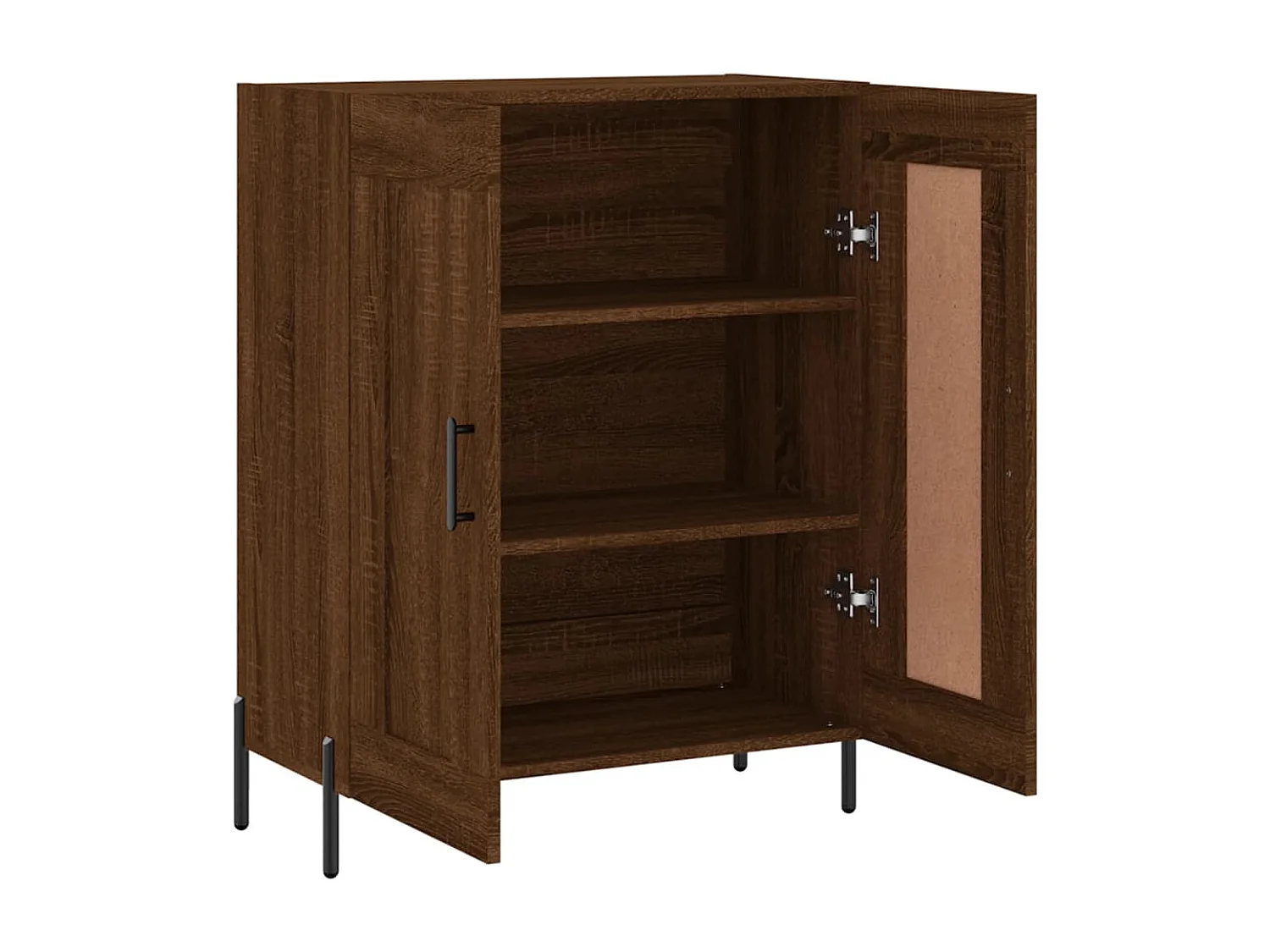 Dressoir 69,5x34x90 cm bewerkt hout bruin eikenkleur