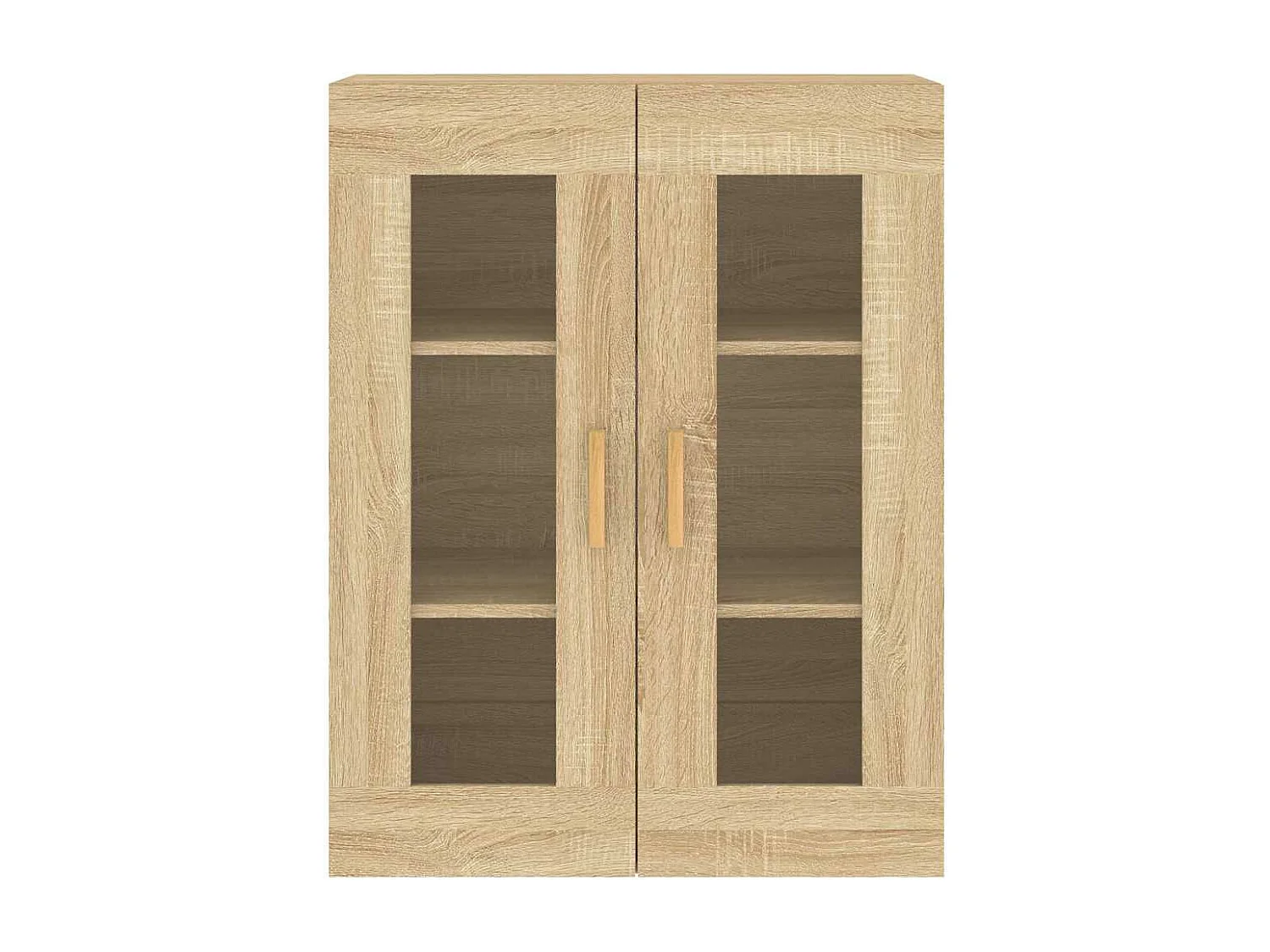 Armoires murales 2 pcs chêne sonoma bois d'ingénierie