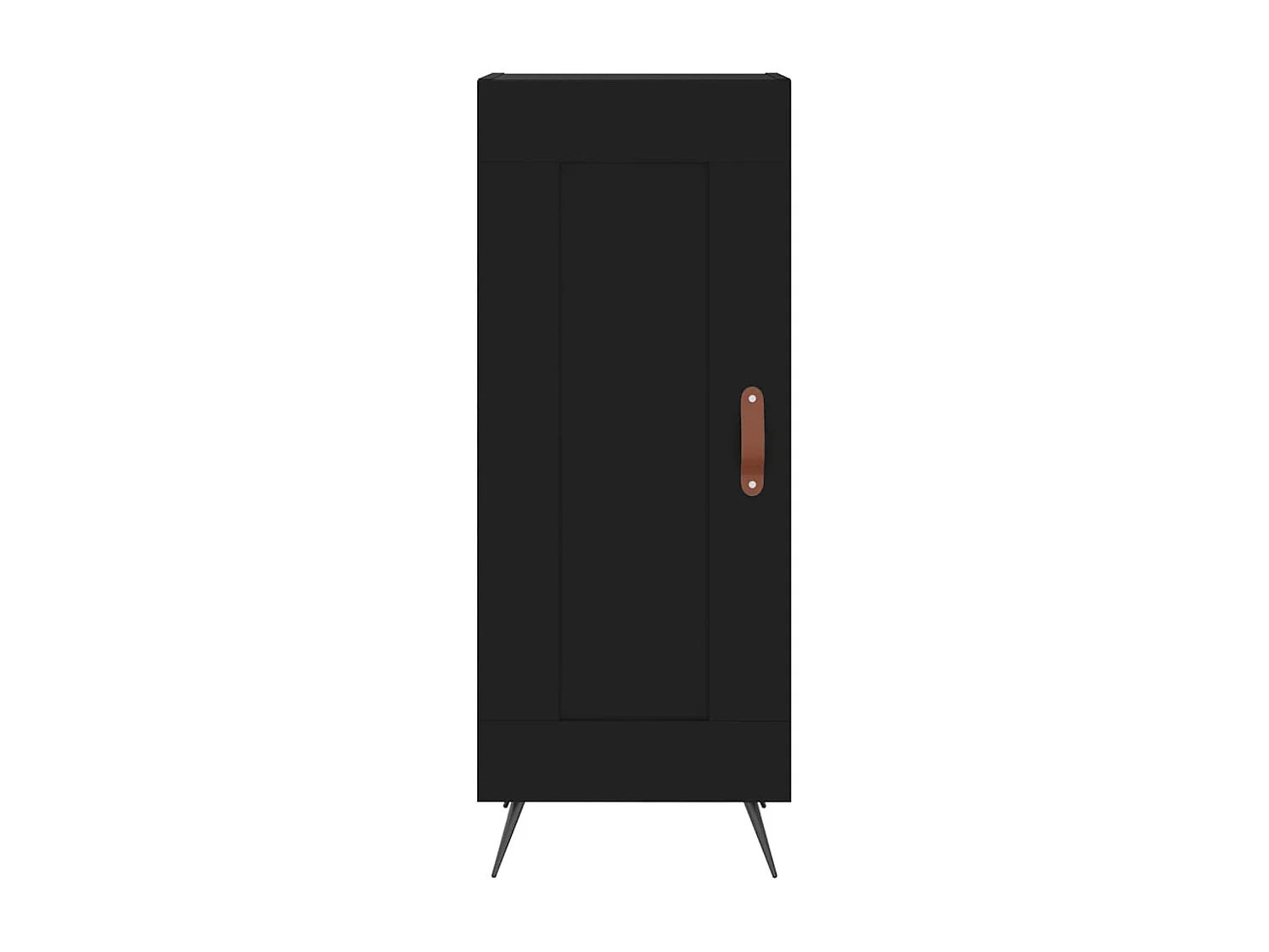 Credenza Nero 34,5x34x90 cm in Legno Multistrato